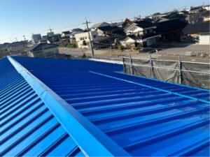 かほく市 工場 屋根塗装