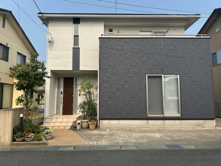 【施工事例】金沢市｜築18年の戸建てを塗装＋金属サイディングで外観リフォーム！