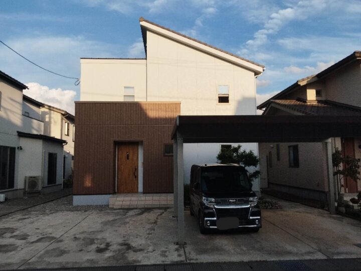 白山市｜地震によるクラックと塗膜剥がれを補修！耐久性を高めた外壁塗装工事