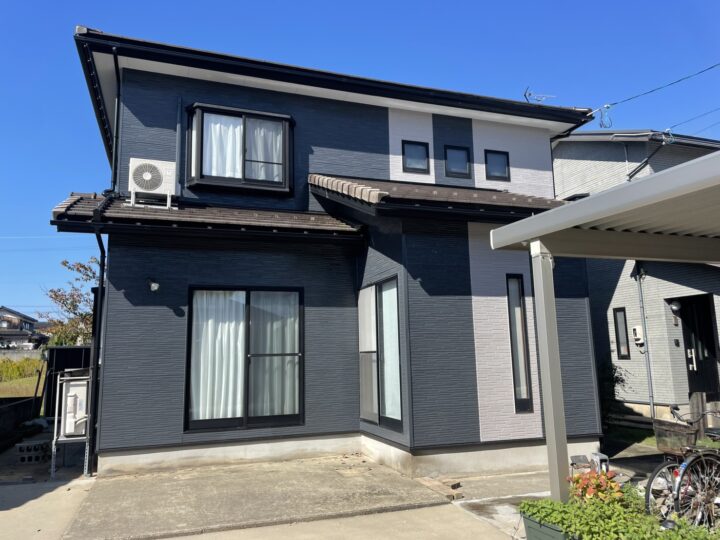 能美市で外壁の劣化が気になり塗り替え｜防水性を高めた外壁塗装工事